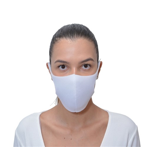 Kit 10 Mascaras Respiratórias Lavavel Dupla Proteção Branca