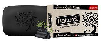 Kit 10 Sabonetes Natural Suavetex Carvão Ativado 80g - Orgânico e Natural
