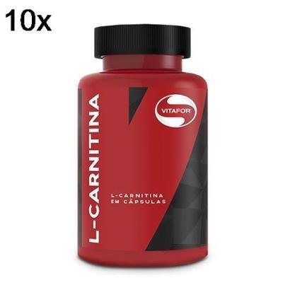 Kit 10X L-Carnitina Vitafor - 60 Cáps