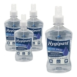 Kit 4 Álcool Liquido Spray 500ml Antisséptico 368 Hygipart