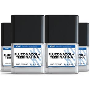 Kit 4 Fluconazol + Terbinafina Esmalte 8ml Unicpharma