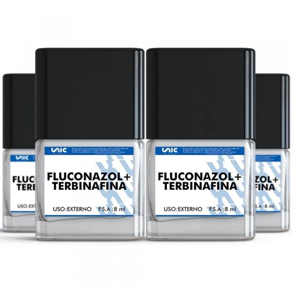 Kit 4 Fluconazol + Terbinafina Esmalte 8ml - Unicpharma