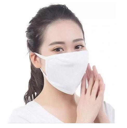 Kit 4 Mascaras de Proteção em Tecido de Algodão Lavável Unissex - Lynx Produções Artistica