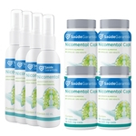 Kit 4 Nicomentol Spray + 4 Nicomentol Caps - Produto Natural | Saúde Garantida