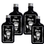 Kit 4 Shampoo Restaurador Cabelos Grisalhos Gradual Black