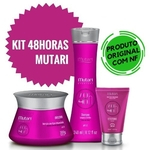 Kit 48H - Shampoo 240mL + Máscara 300g + Protetor Finalizador 120mL - Mutari Everyday