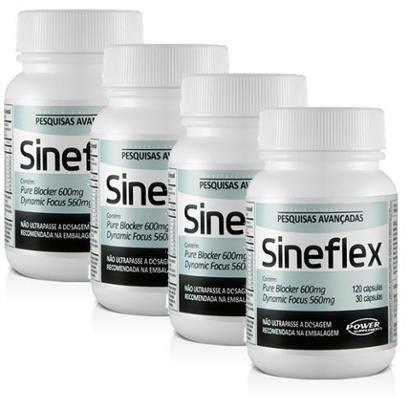 Kit 4x Sineflex 150 Cáps Power Supplements