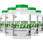 Kit 5 Café Verde com Vitamina C 60 Cápsulas da Chá Mais
