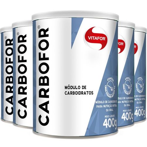 Kit 5 Carbofor 400g Módulo de Carboidratos da Vitafor