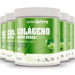 Kit 5 Colágeno Artro Ósseo Apisnutri Limão e Clorofila 200g