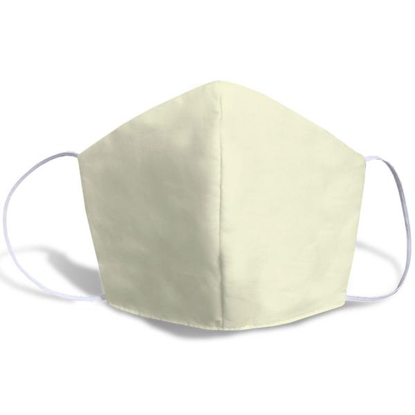 Kit 5 Máscaras de Proteção de Tecido Duplo 100% Algodão- Percal 180 Fios Lavável Reutilizável com Clipe Nasal - M Emcompre - Fa