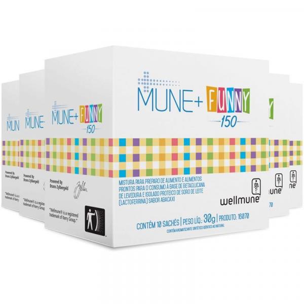 Kit 5 Mune + Funny 150 para Imunidade Infantil Chá Mais