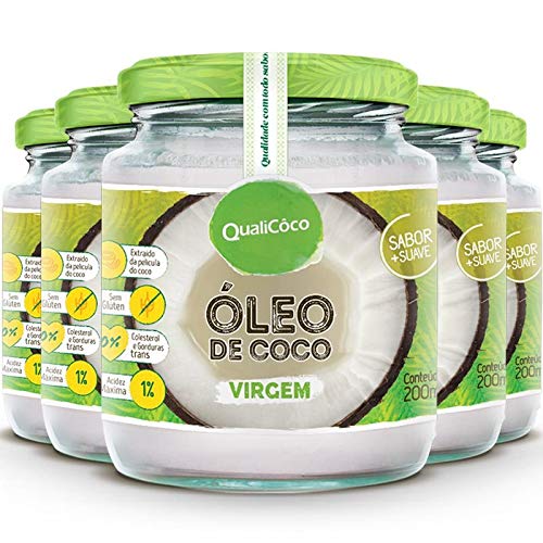 Kit 5 Óleo de Coco Virgem 200ml QualiCoco