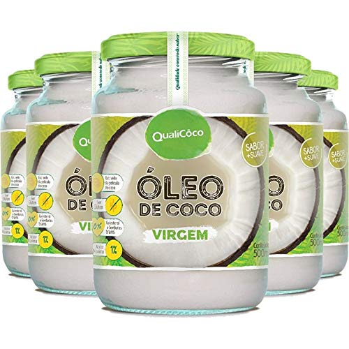 Kit 5 Óleo de Coco Virgem QualiCoco 500ml