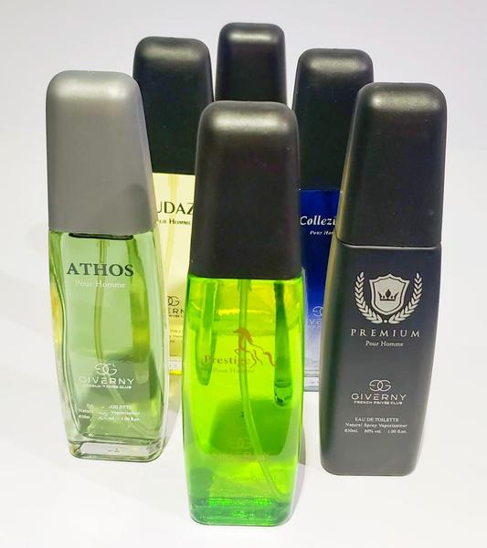 Kit 5 Perfumes Masculino Importados Giverny - Lynx Produções Artistica
