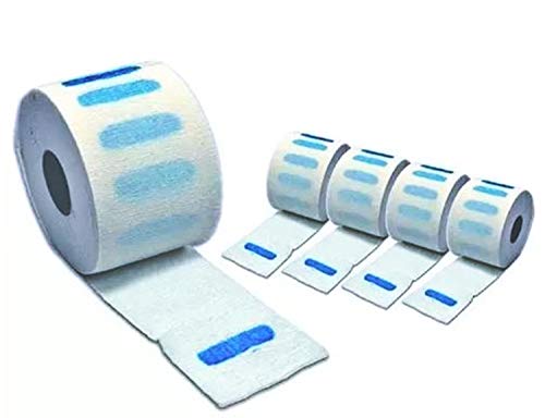 Kit 5 Rolos Golas Higiênica Barbeiro Neck Paper Protetor para Pescoço