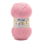 Kit 5 unidades Linha Fio Lã Costura Crochê Tricô Super Bebê Cisne 100g Rosa