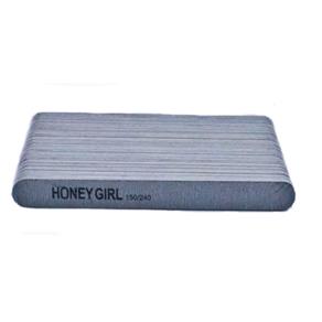 Kit 50 Lixas Retas para Unha em Gel Honey Girl 150/240