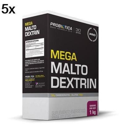 Kit 5X Mega Maltodextrin Probiótica - 1 Kg