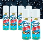 Kit 6 Álcool Etílico 70% Higienizador Spray 300ml Autoshine