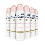 Kit 6 Desodorante Antitranspirante Dove Soft Aerosol