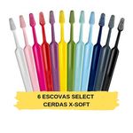 Kit: 6 Escovas Select X-soft (tepe)