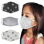 Kit 6 Máscaras Proteção Tecido Dupla Camada Lavável Infantil