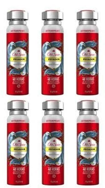 KIT 6 UNIDADES Old Spice Pegador Desodorante Aerosol Antitranspirante 150ml