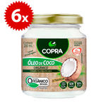 Kit 6x Oleo de Coco Orgânico Extra Virgem 200ml Copra
