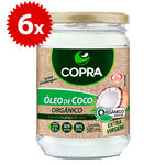 Kit 6x Oleo de Coco Orgânico Extra Virgem 500ml Copra