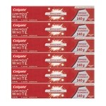Kit 6x140g Creme Dental Colgate Luminous White Brilliant Mint