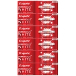 Kit 6x70g Creme Dental Colgate Luminous White Brilliant Mint