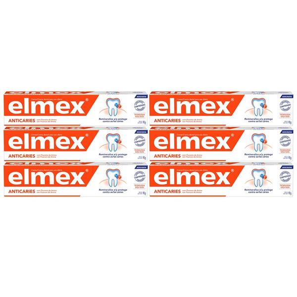 Kit 6x90g elmex Creme Dental