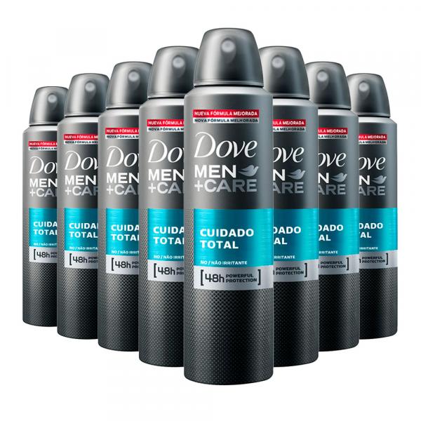 Kit 8 Desodorante Dove Aerosol Masculino Men Care Cuidado Total 89g