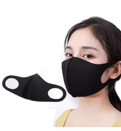 Kit 8 Máscaras Tecido Neoprene Ninja Lavável Reutilizável Preto - Lynx Produções Artistica