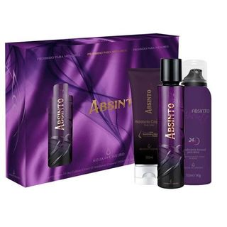 Kit Absinto - (Deo Colônia + Hidratante +Desodorante Aerosol)