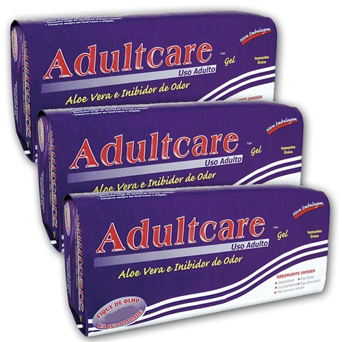 Kit Absorvente Adultcare Unissex C/ 160 Un
