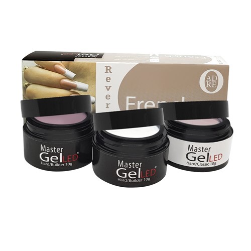 Kit Adore Francesinha Reversa Gel Box Nails Uv/led 30G