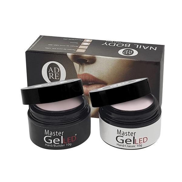 Kit Adore Nail Body Gel Box Nails Uv/led 20g