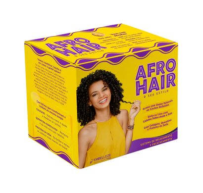 Kit Afro Hair Sistema de Relaxamento e Encacheamento - Embelleze