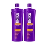 Kit Agilise Unika Ojon Shampoo Anti-resíduo 1l + Escova Progressiva Sem Formol 1l