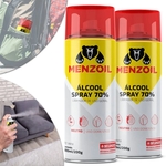 Kit 2 Álcool Spray 70% INPM Antisséptico Neutro Desinfetante Líquido Aerossol 300ml