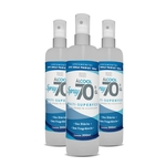 Kit Álcool Spray70 200 - 3 álcool spray de 200ml