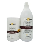 Kit Alfaparf Nutritive Yellow Shampoo 1,5L + Máscara 1Kg