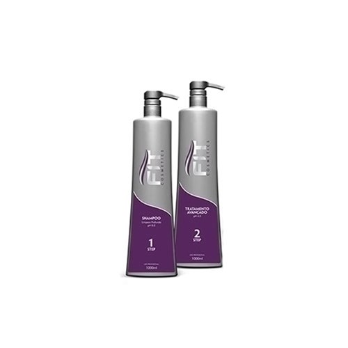 Kit Alisamento-progressiva Fit - Shampoo e Redutor - 1l