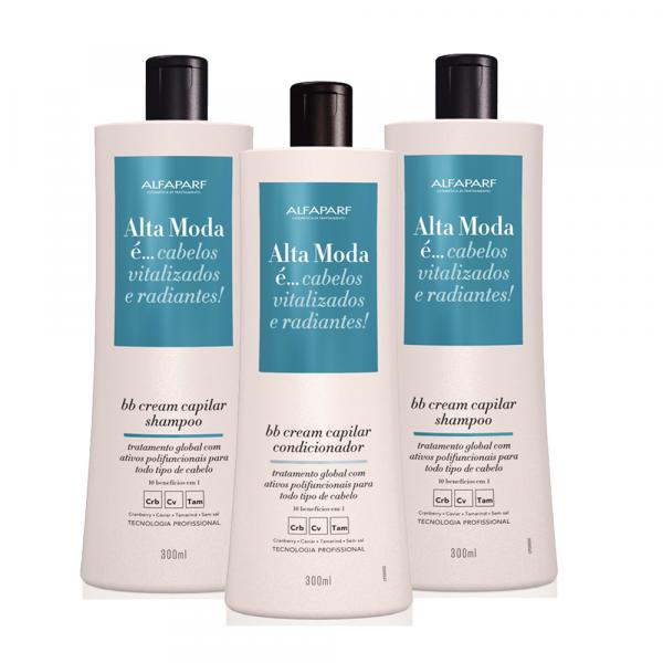 Kit Alta Moda Bb Cream 2 Shampoo + 1 Condicionador 300ml