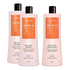 Kit Alta Moda Hair Repair 2 Shampoo + 1 Condicionador 300ml