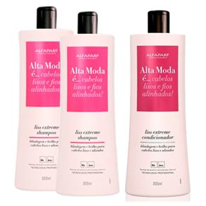 Kit Alta Moda Liss Extreme 2 Shampoo + 1 Condicionador 300ml
