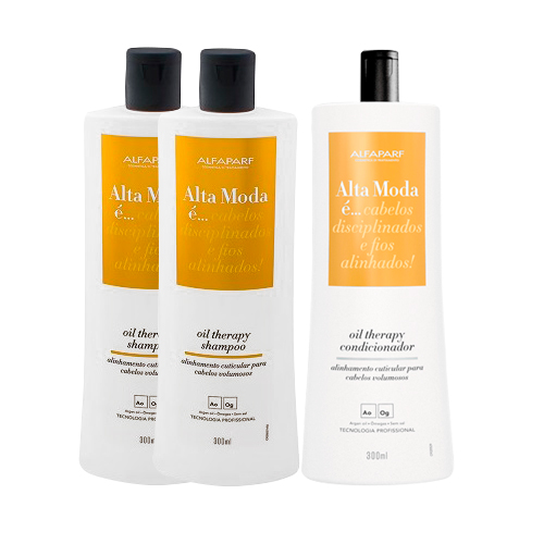 Kit Alta Moda Oil Therapy 2 Shampoo + 1 Condicionador 300ml