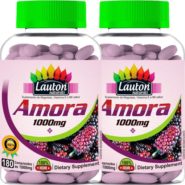 Kit 2 Amora 1000mg 180 Comprimidos Lauton Nutrition
